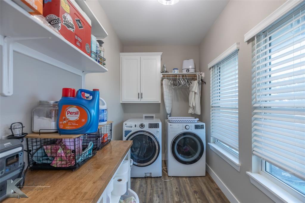 684 Taylor Ridge Estates Road Abilene, TX 79603 - Photo 27 of 39 a utility room with dryer and washer