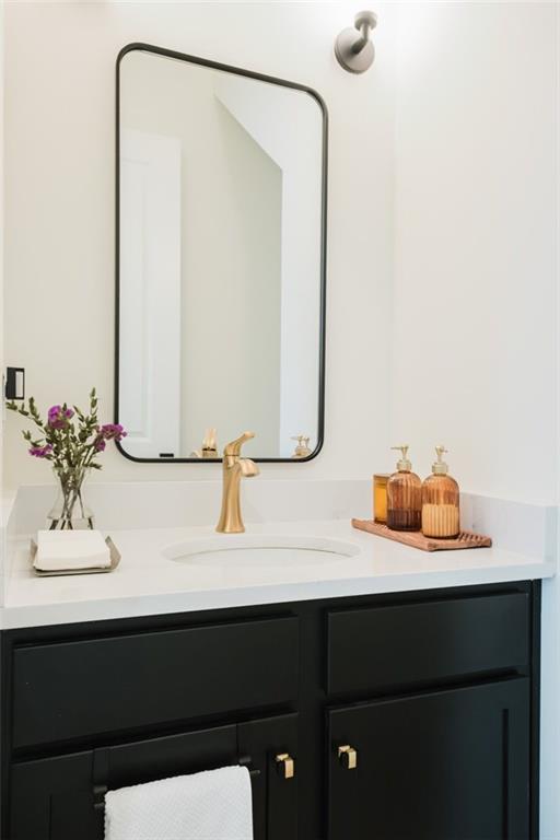 330 Mount Zion Road Southwest Hapeville, GA 30354 - Photo 18 of 41 a bathroom with a sink and a mirror