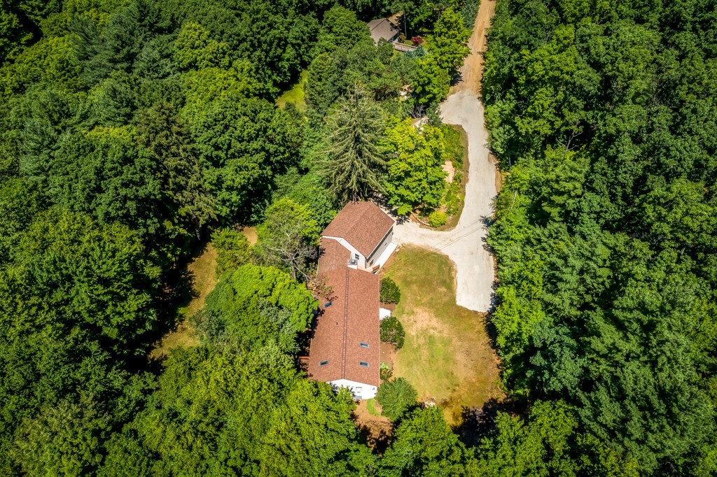 88 Fiskdale Road Brookfield, MA 01506 - Photo 27 of 30 an aerial view of a house with a yard and trees