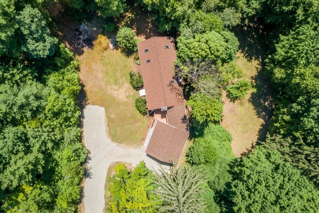88 Fiskdale Road Brookfield, MA 01506 - Photo 29 of 30 an aerial view of residential house with outdoor space and trees all around