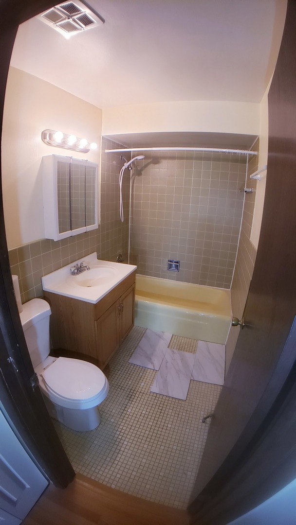 336 Lathrop Avenue, Unit 306 Forest Park, IL 60130 - Photo 21 of 42 a bathroom with a sink and mirror