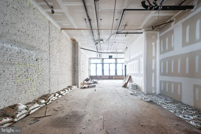 a room with gym equipment