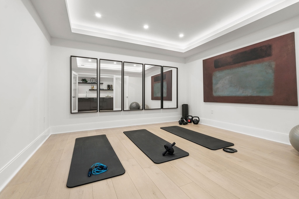 29 Levbert Road Newton, MA 02459 - Photo 29 of 40 a room with pool table and glass windows