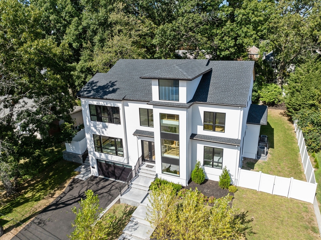29 Levbert Road Newton, MA 02459 - Photo 35 of 40 a front view of a house with a yard