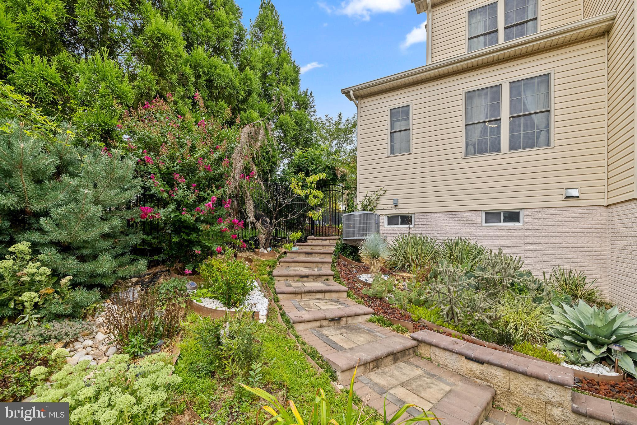 1116 Autumn Brook Avenue Silver Spring, MD 20906 - Photo 65 of 67 a view of a pathway with flower plants and flower plants