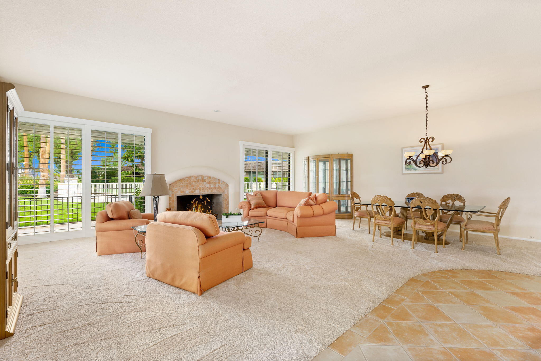 7 Tulane Court Rancho Mirage, CA 92270 - Photo 17 of 66 a living room with furniture and a large window