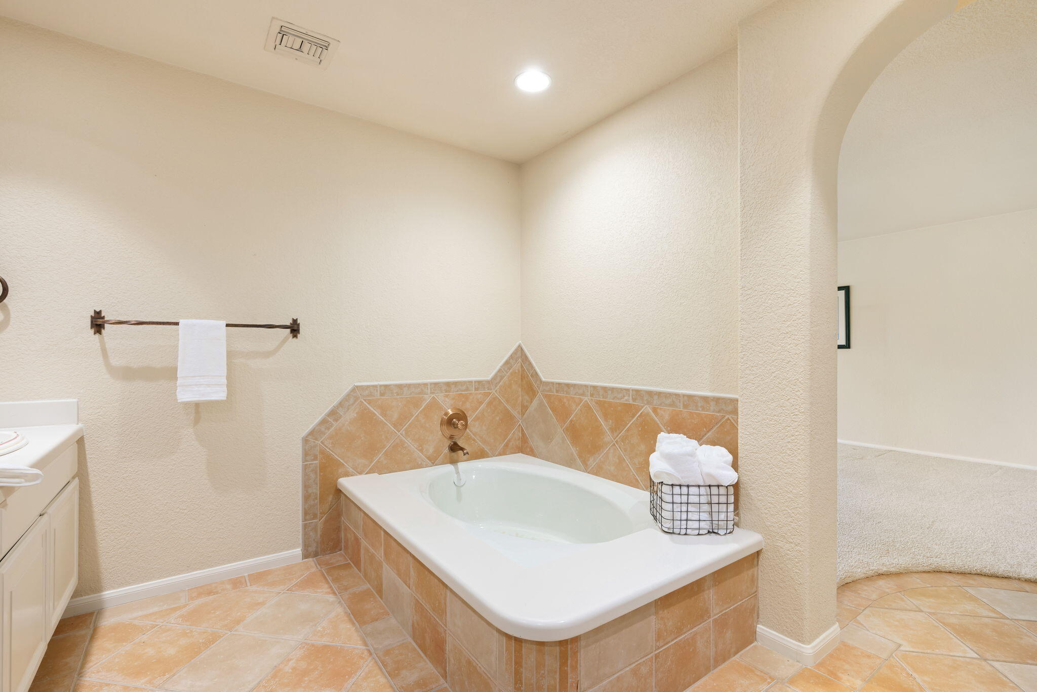 7 Tulane Court Rancho Mirage, CA 92270 - Photo 38 of 66 a bathroom with a sink and a mirror