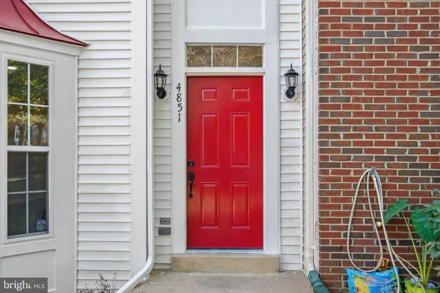 a view of a door with a door