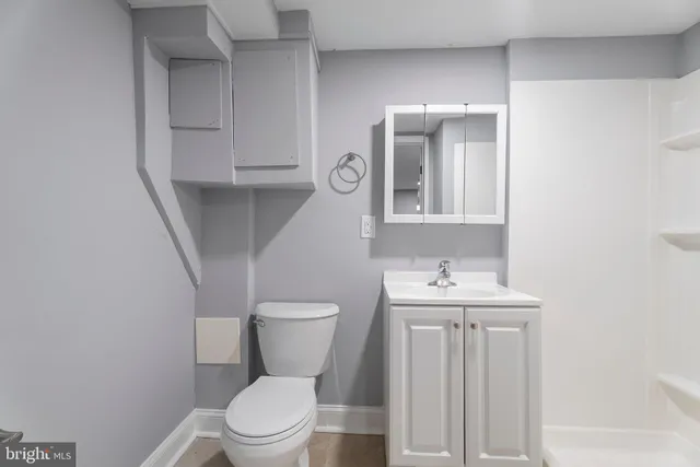 a front view of a building