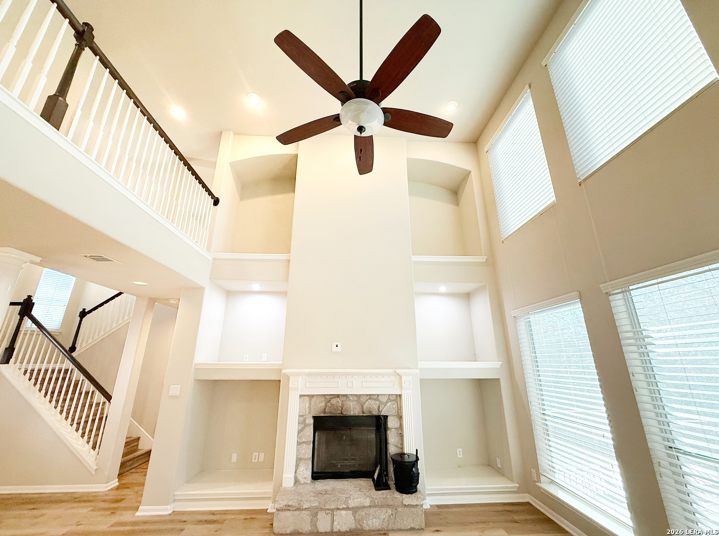 16015 Ponderosa Pth Helotes, TX 78023 - Photo 9 of 49 a front view of a house with a ceiling fan and window