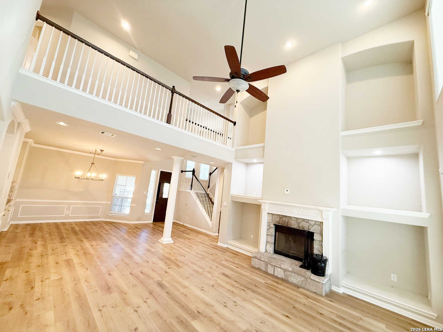 16015 Ponderosa Pth Helotes, TX 78023 - Photo 10 of 49 a view of empty room with wooden floor