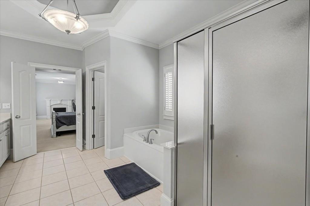 122 Ridge View Drive Ball Ground, GA 30107 - Photo 42 of 84 a bathroom with a shower and a sink