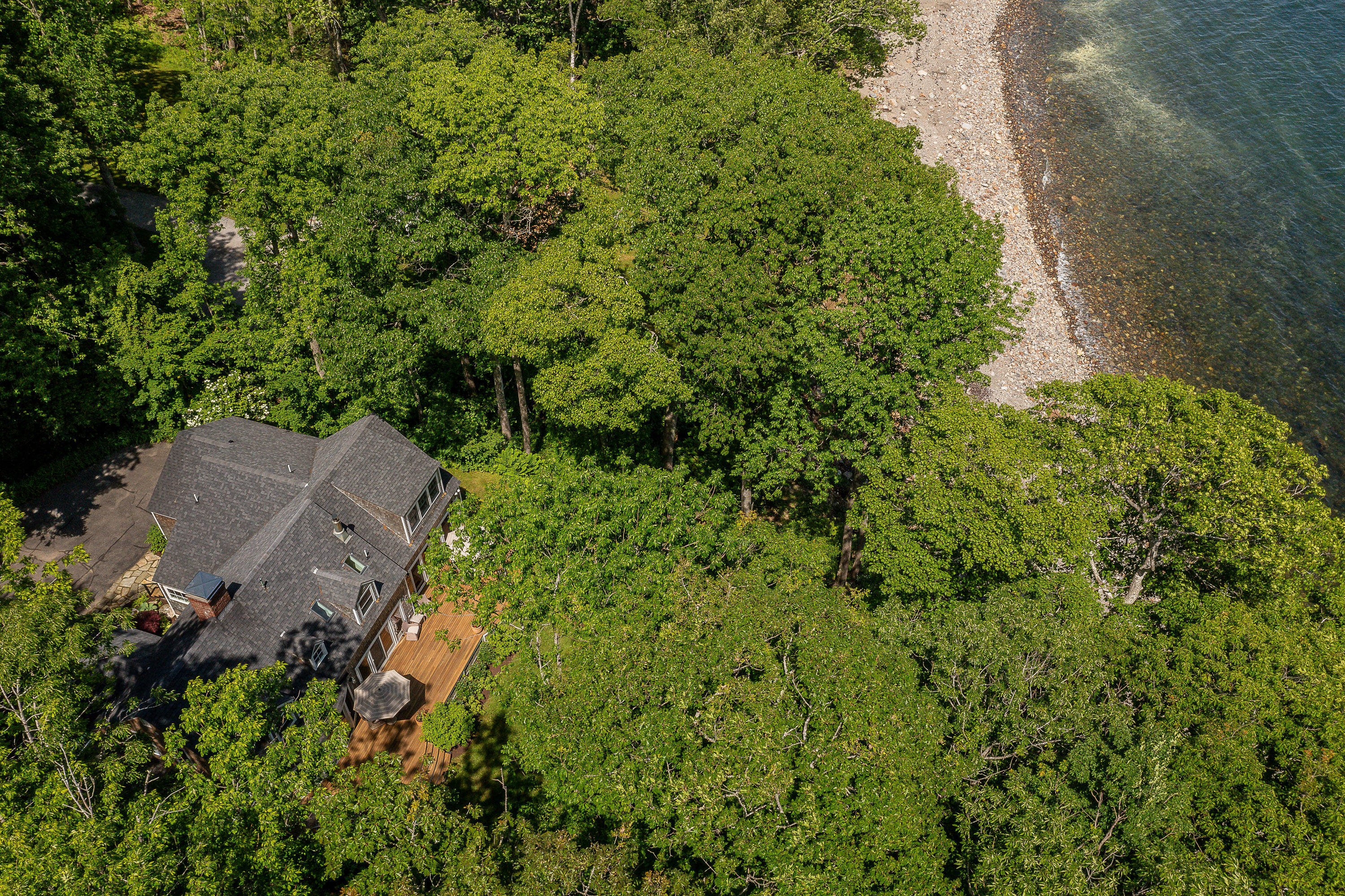 40 Spring Brook Hill Road Camden, ME 04843 - Photo 47 of 50 54_40SpringbrookHill_S_Aerial_print