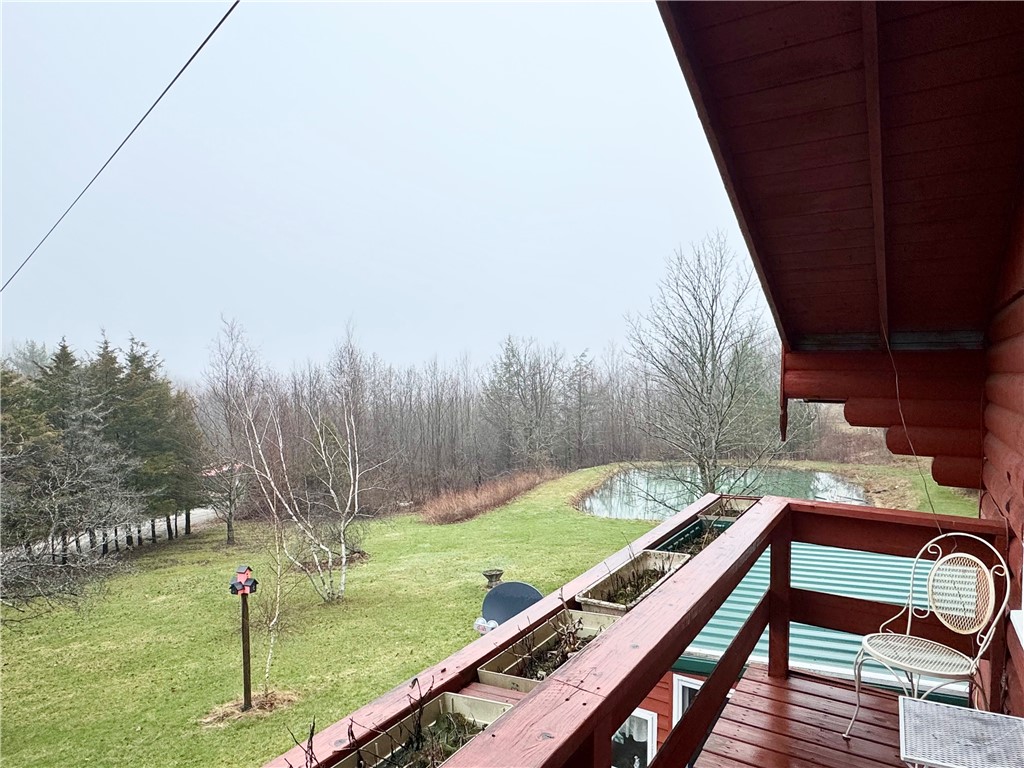 2595 Colby Creek Road Jasper, NY 14823 - Photo 15 of 37 View from the balcony