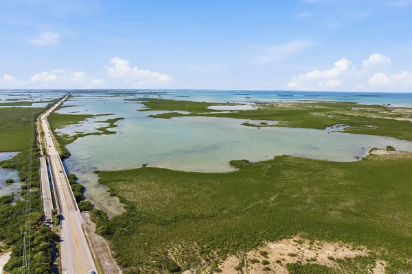 a view of an ocean and beach