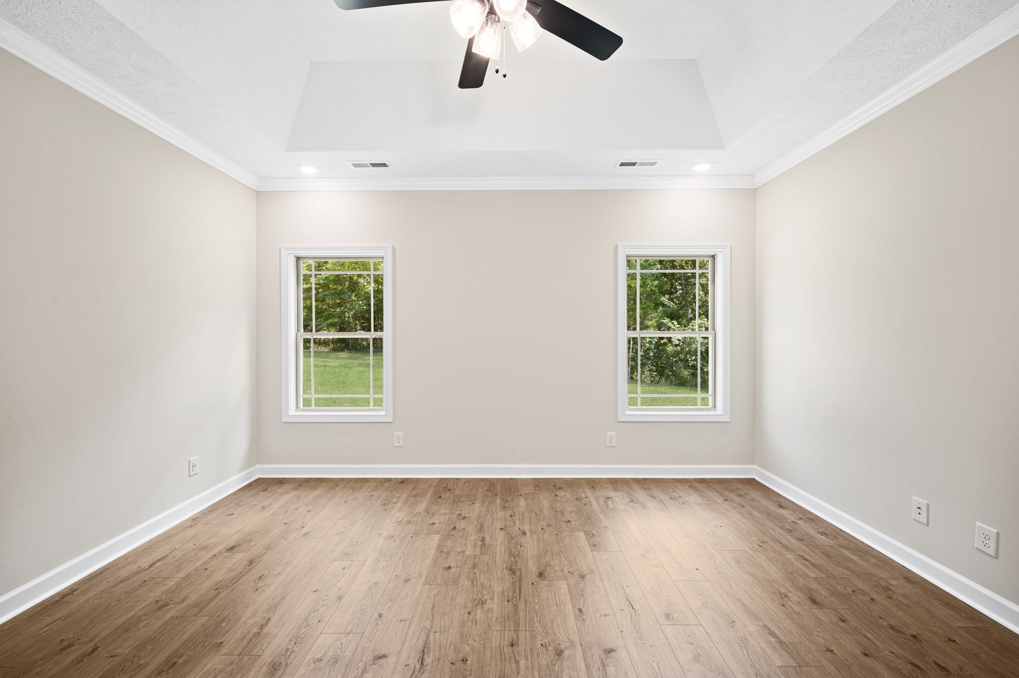 1749 Powell Road Clarksville, TN 37043 - Photo 22 of 50 wooden floor in an empty room with a window