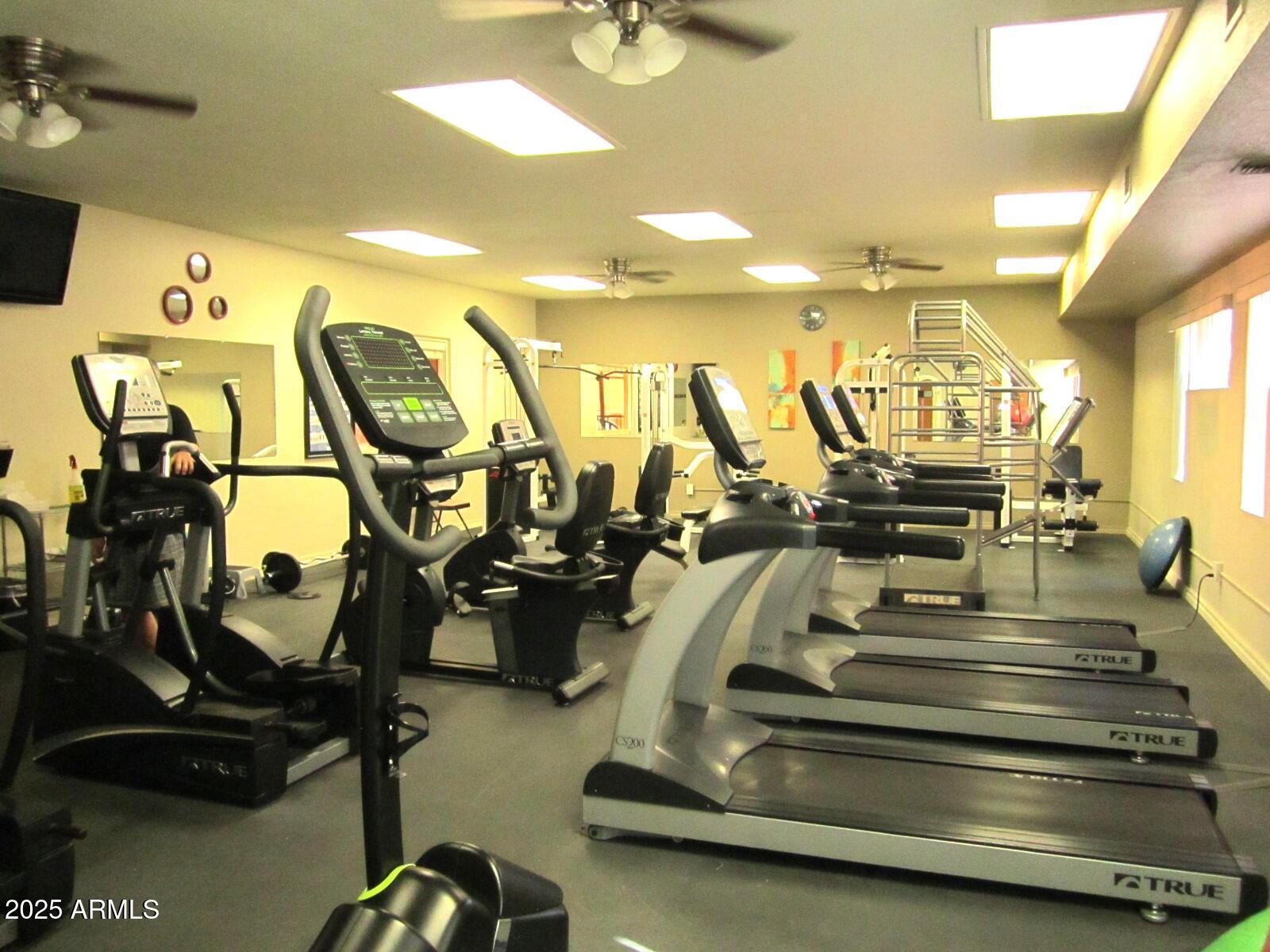 4303 East Cactus Road, Unit 413 Phoenix, AZ 85032 - Photo 29 of 30 a view of a room with gym equipment