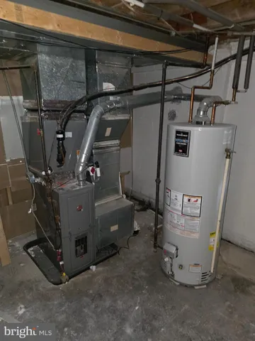 a view of water heater room