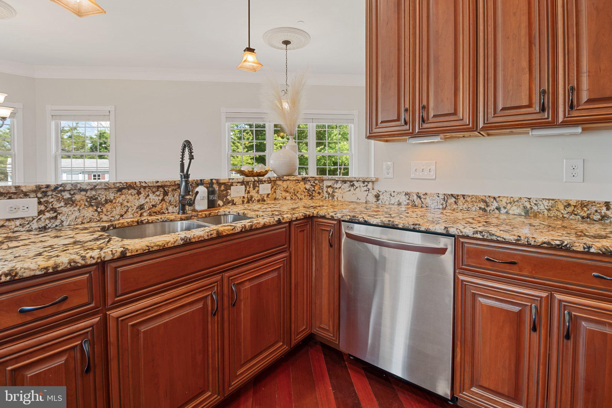 7147 Linganore Road New Market, MD 21774 - Photo 10 of 44 Elegant kitchen with rich cabinetry.