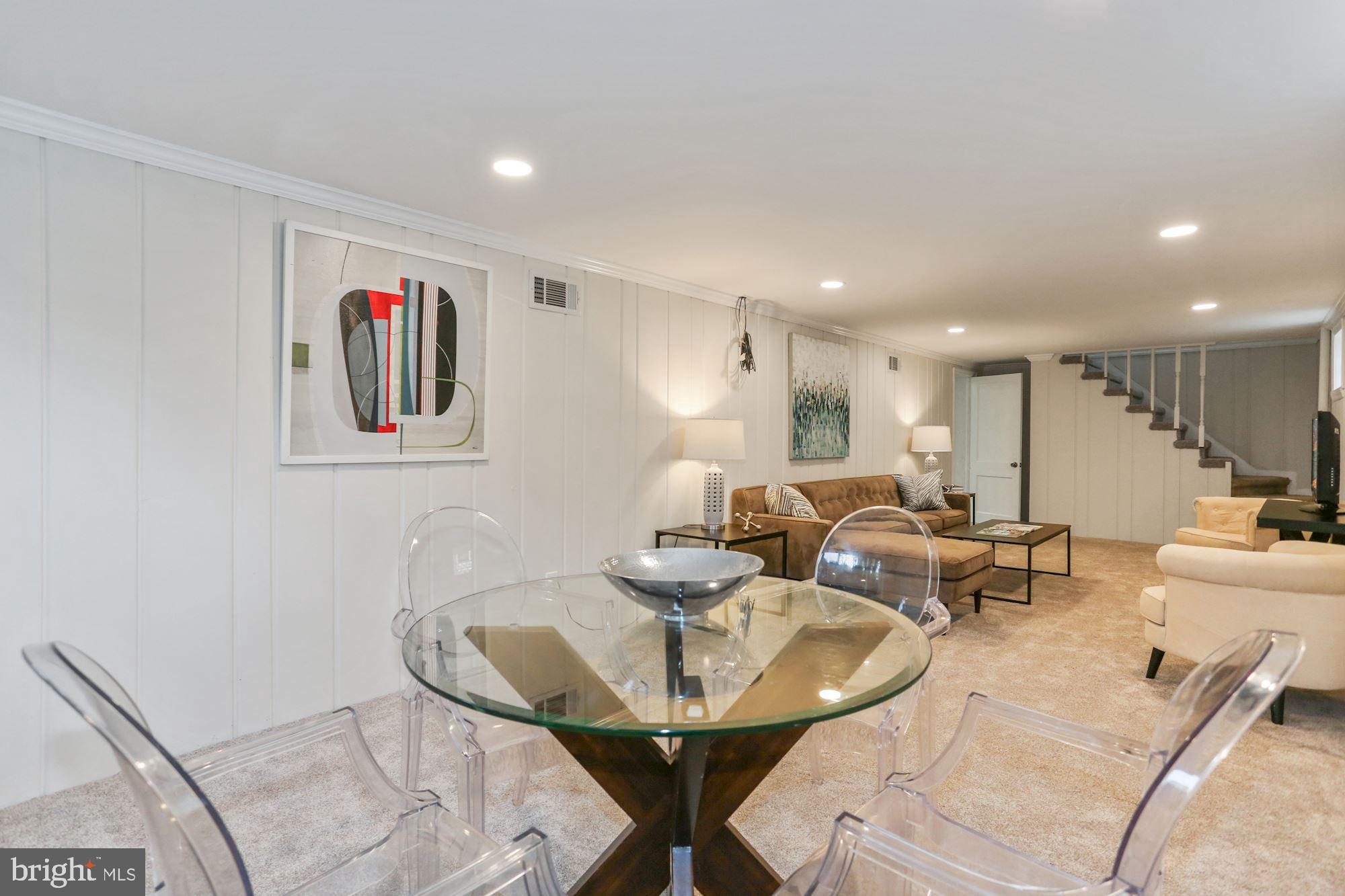 9616 Lorain Avenue Silver Spring, MD 20901 - Photo 22 of 38 Spacious and Comfortable Lower Level Rec Room