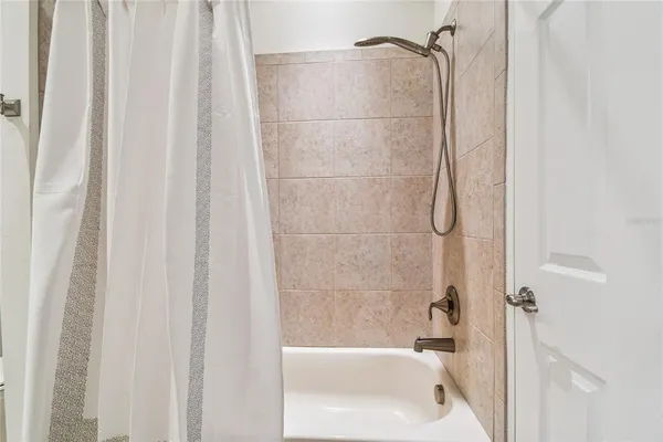 a view of a lake with outdoor space