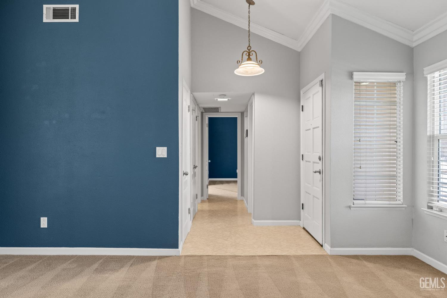 Undisclosed Address Bakersfield, CA 93309 - Photo 26 of 42 an empty room with wooden floor and windows