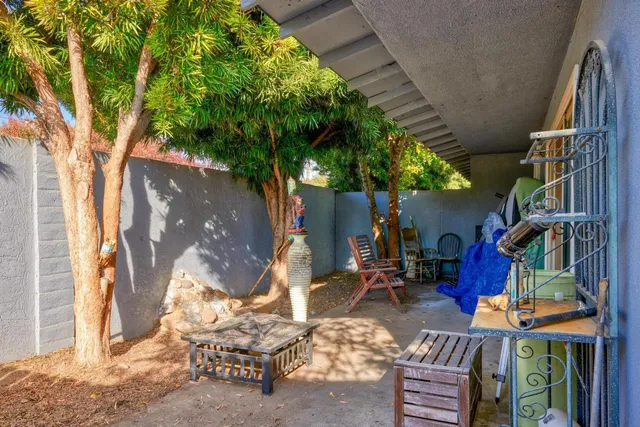 a view of outdoor space and patio