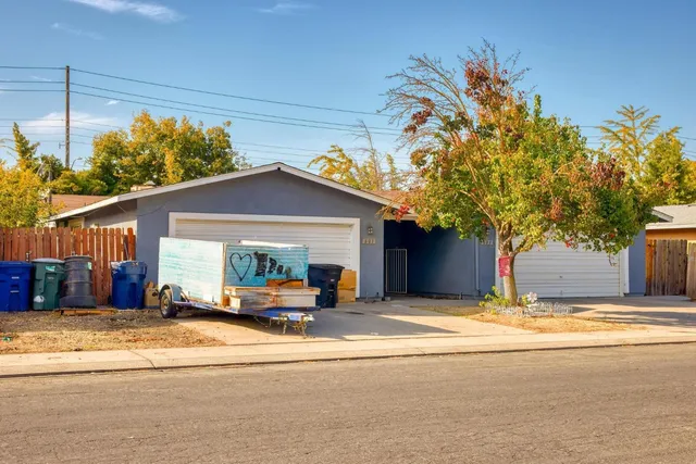 a view of a house with a patio