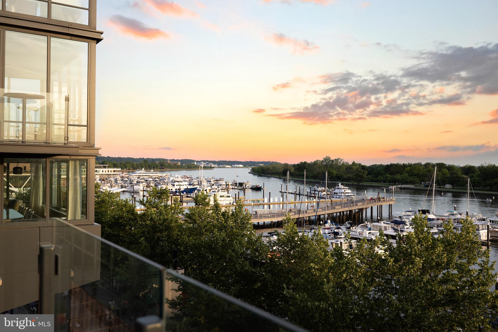 45 Sutton Square Southwest, Unit 503 Washington, DC 20024 - Photo 27 of 50 a view of a city from a balcony