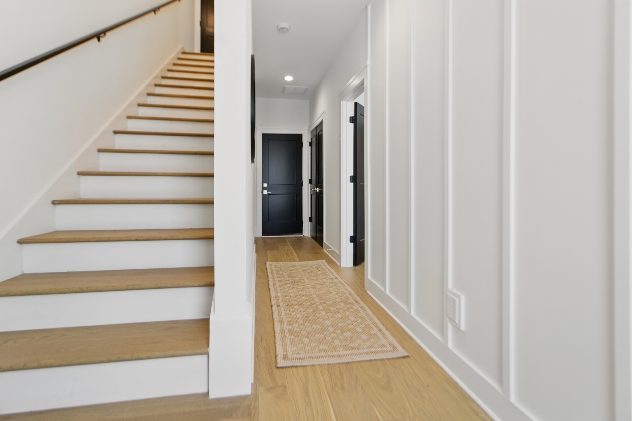 824 B Watts Lane Nashville, TN 37209 - Photo 3 of 23 a view of entryway with wooden floor and stairs