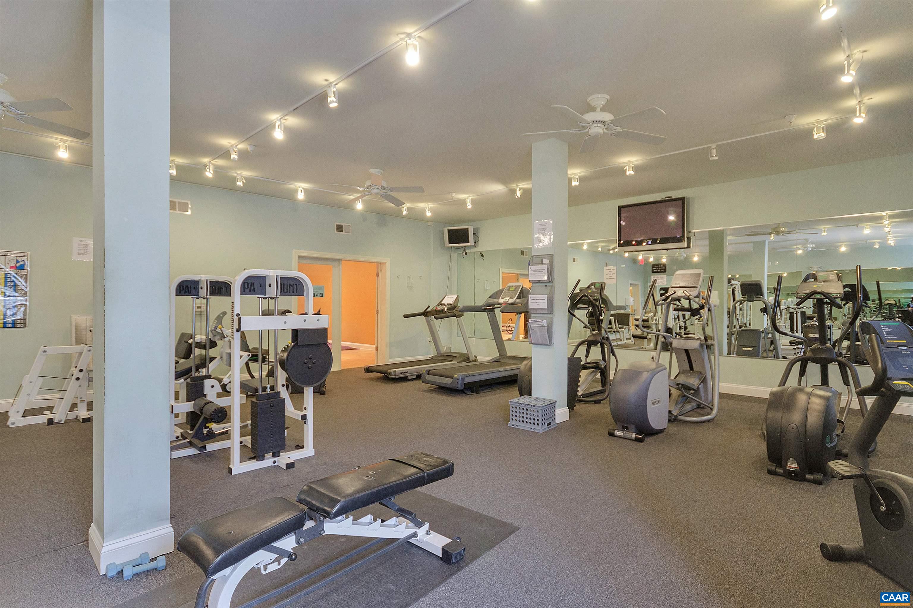 720 Walker Square, Unit 3D Charlottesville, VA 22903 - Photo 17 of 26 a view of a room with gym equipment