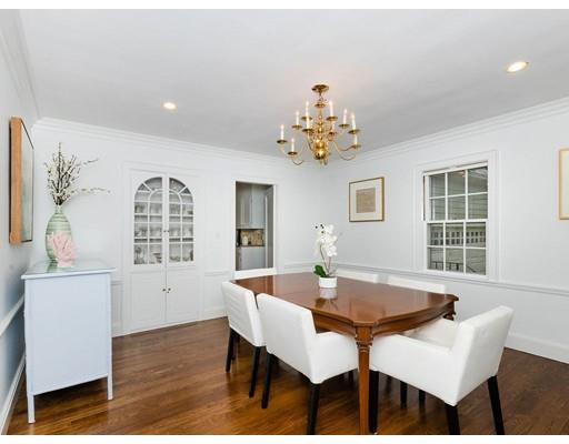 15 Kingswood Road Newton, MA 02466 - Photo 4 of 25 a view of a dining room with furniture and wooden floor