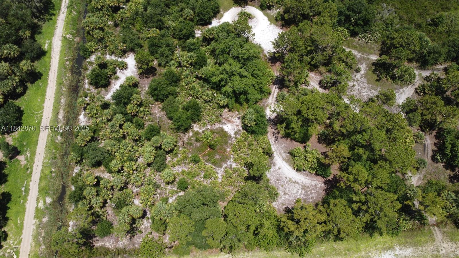 614 South Estribo Street Clewiston, FL 33440 - Photo 9 of 10 a view of a house with a lush green forest