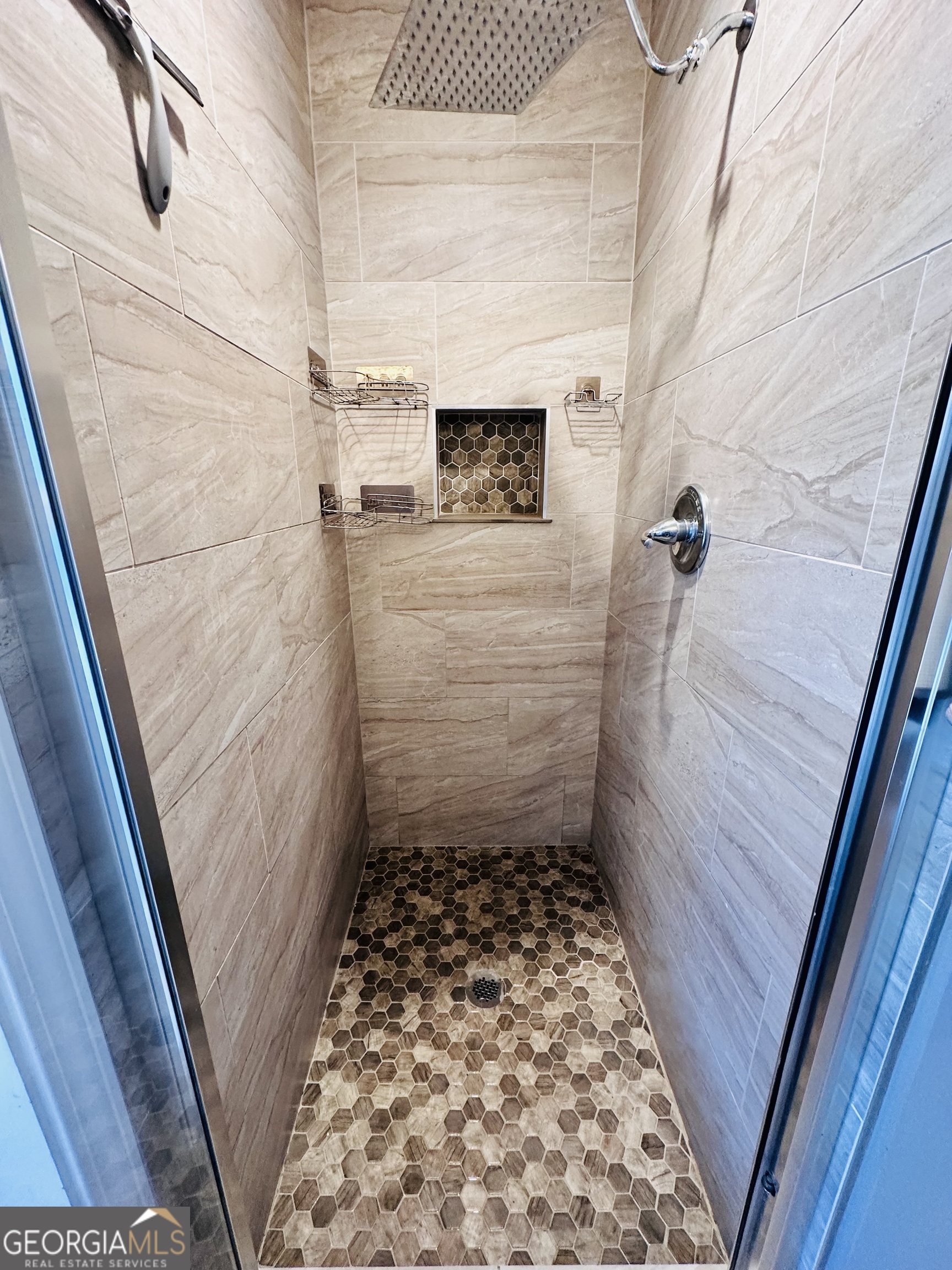 1947 Ivy Mountain Road Clarkesville, GA 30523 - Photo 13 of 31 a bathroom with a sink and a shower