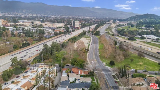 a view of a city from a balcony