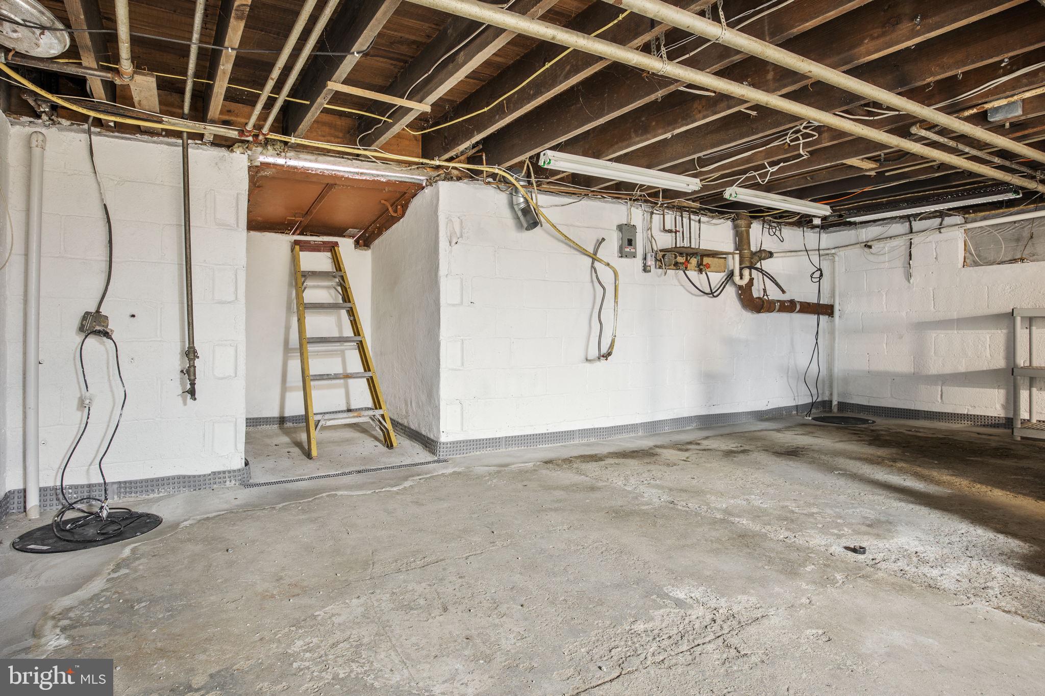 1005 North Providence Road Media, PA 19063 - Photo 20 of 23 Unfinish basement with Belco door to the driveway