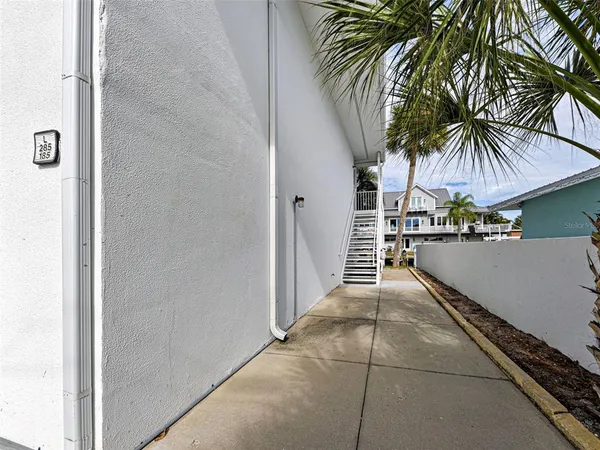 a view of a backyard of a house