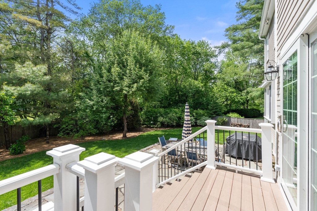 16 Winfield Street Needham, MA 02492 - Photo 41 of 42 a view of balcony with wooden floor and outdoor seating