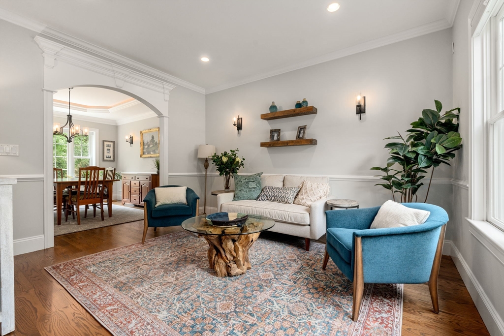 16 Winfield Street Needham, MA 02492 - Photo 5 of 42 a living room with furniture potted plant and a table