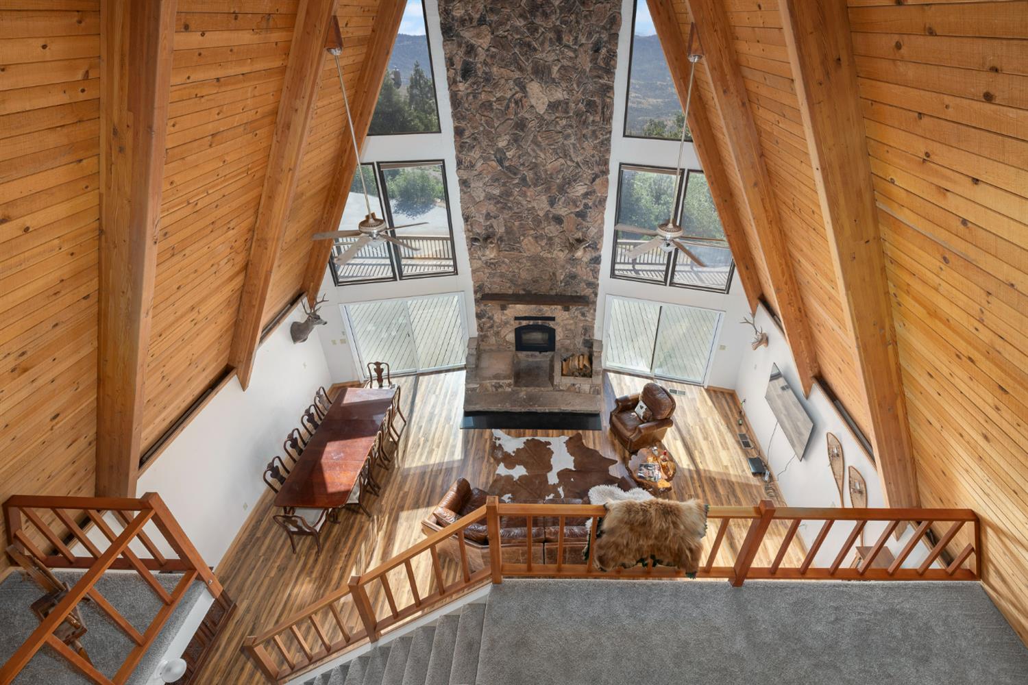 38303 Woodland Road Shaver Lake, CA 93664 - Photo 1 of 28 a view of balcony with furniture