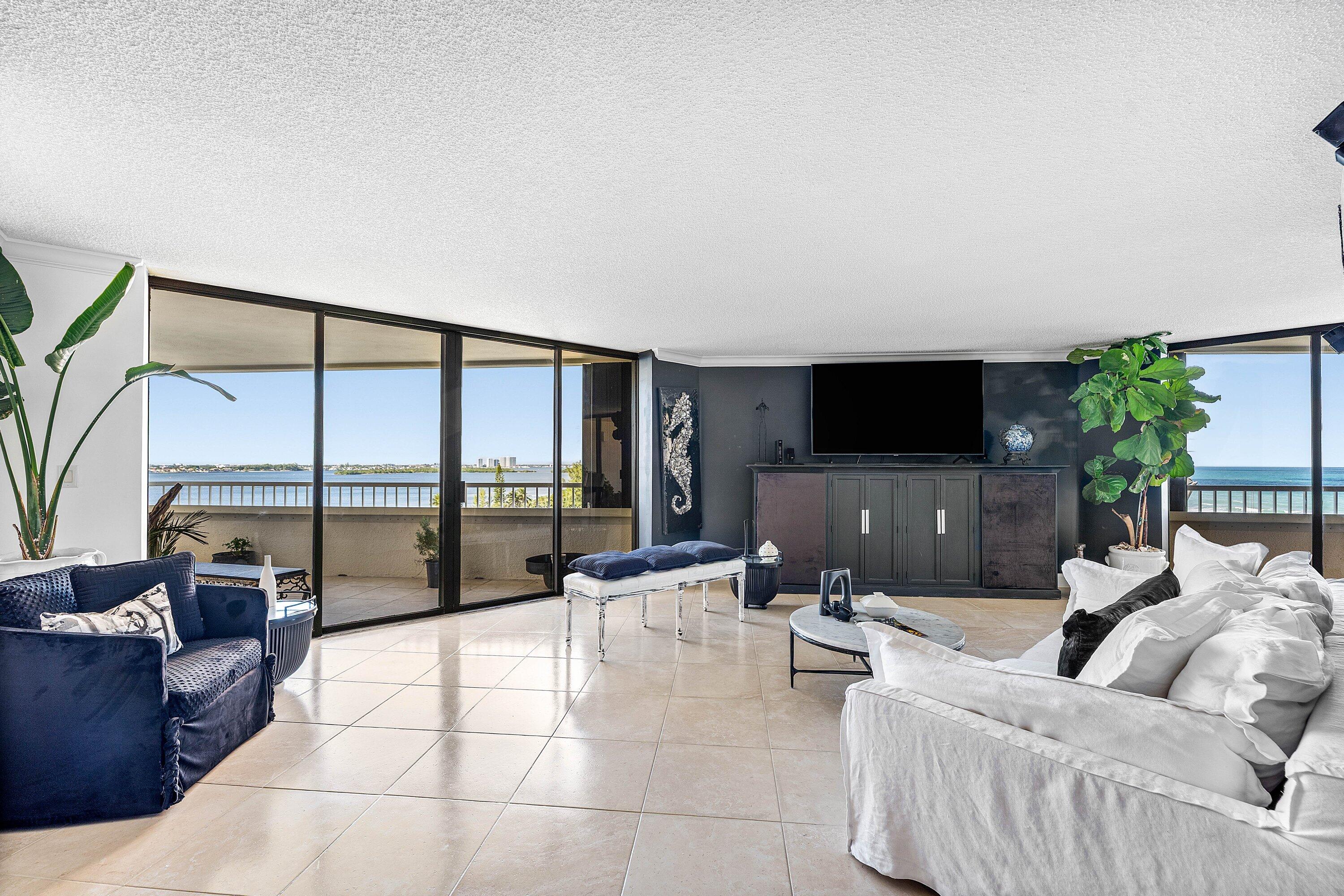 5080 North Ocean Drive, Unit 6B Singer Island, FL 33404 - Photo 3 of 40 Intracoastal and Ocean Views