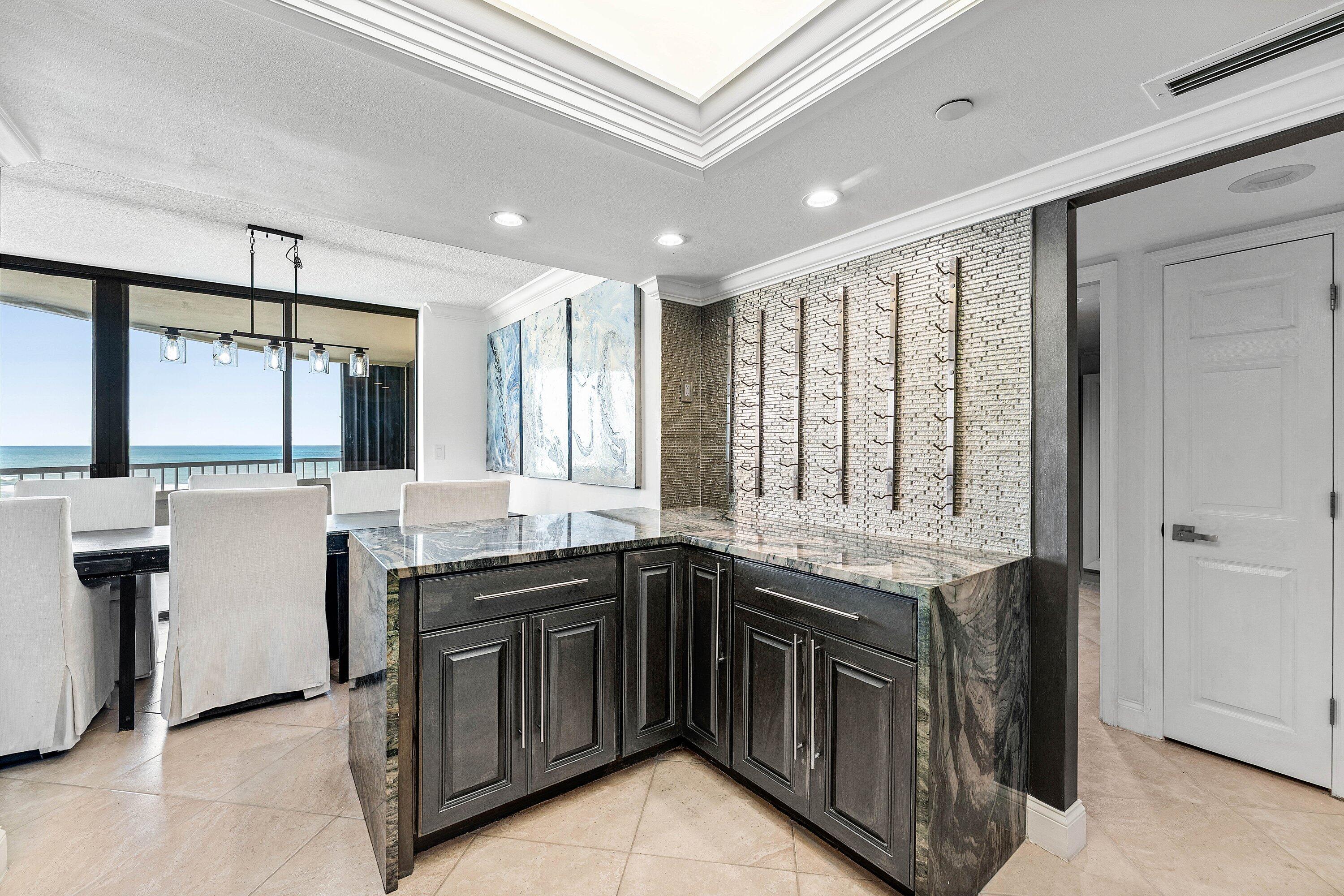 5080 North Ocean Drive, Unit 6B Singer Island, FL 33404 - Photo 8 of 40 Waterfall Counters