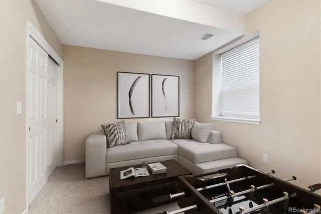 a view of hallway with stairs