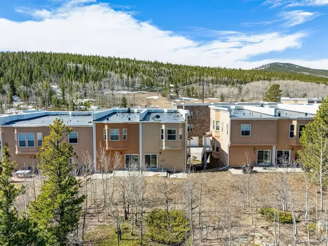 a view of a building with many windows