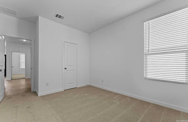 a view of a room with a gallery