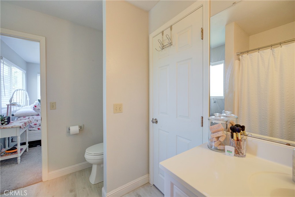 2650 Main Street, Unit 7 Cambria, CA 93428 - Photo 24 of 50 a bathroom with a sink a toilet and a mirror