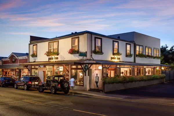 a view of a car park in front of a building