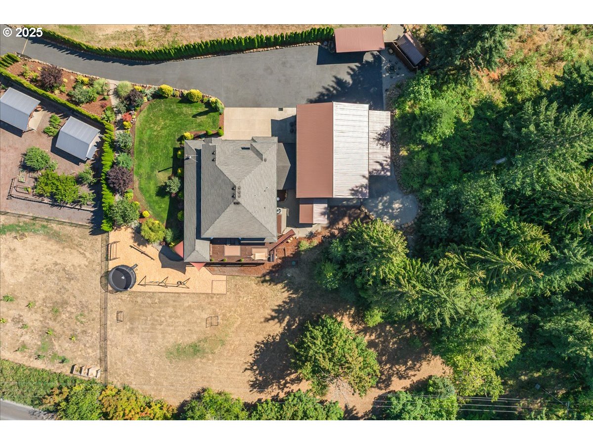 45632 Northwest Mead Way Banks, OR 97106 - Photo 43 of 48 an aerial view of residential house with outdoor space and swimming pool