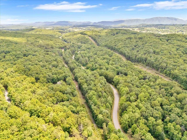 a view of a city with an outdoor space