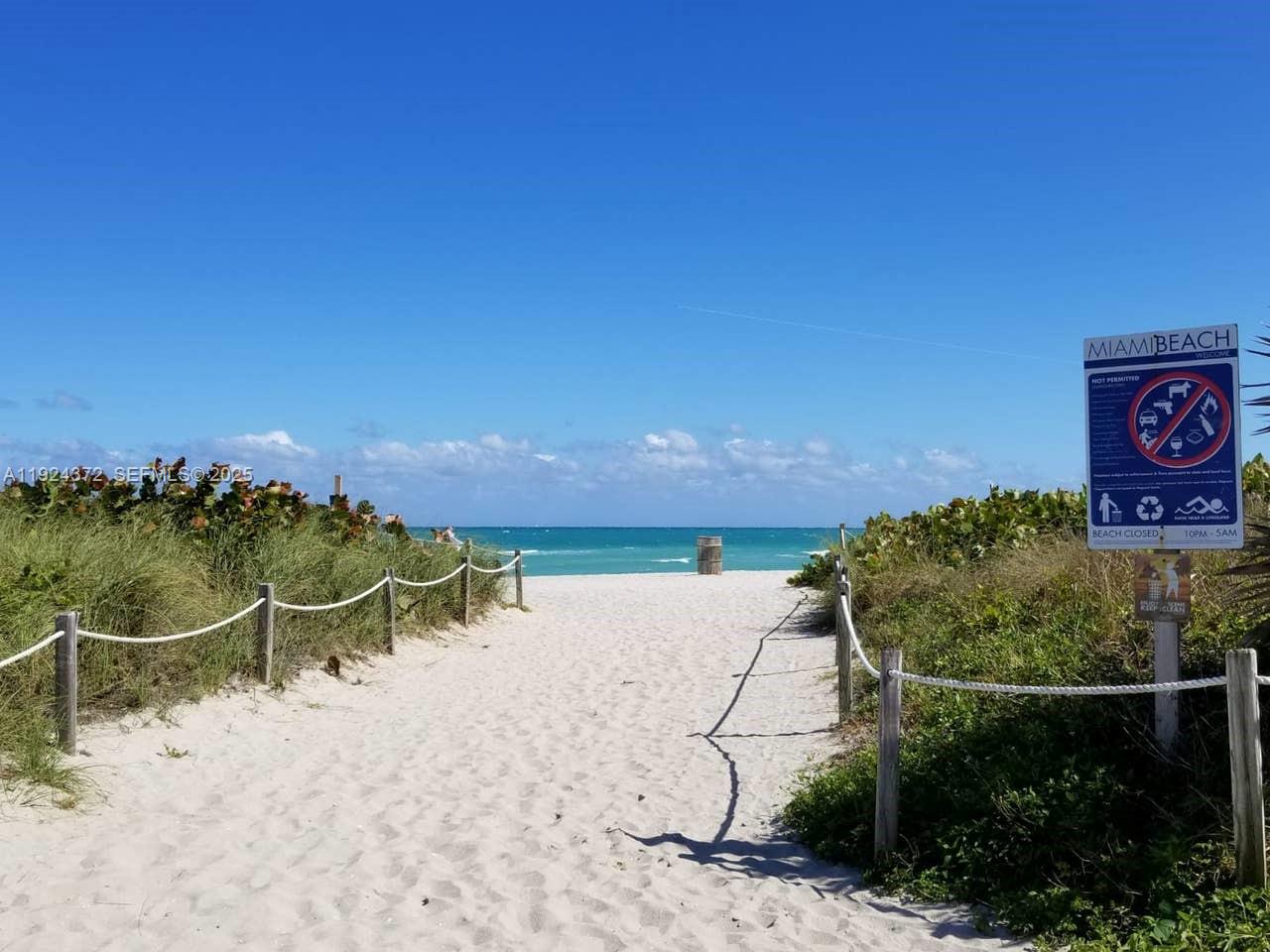 7334 Harding Avenue, Unit 6 Miami Beach, FL 33141 - Photo 10 of 12 a view of a tennis court